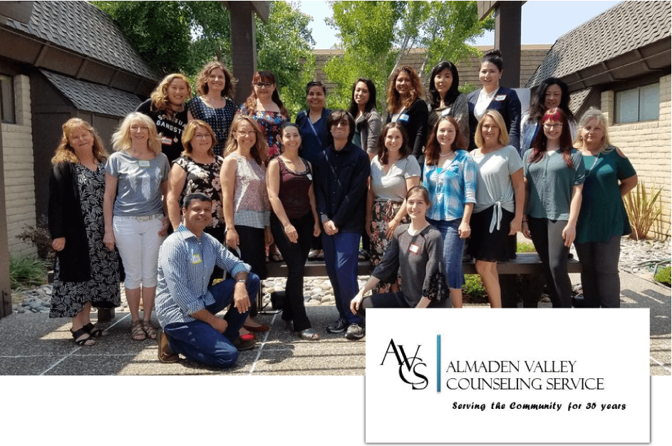 Almaden Valley Counseling Service Team and Logo